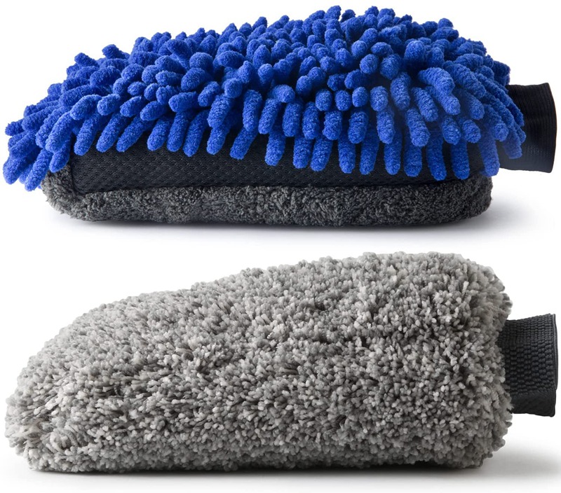 Perlengkapan Cuci Mobil Microfiber Wash Mitt Scratch Free